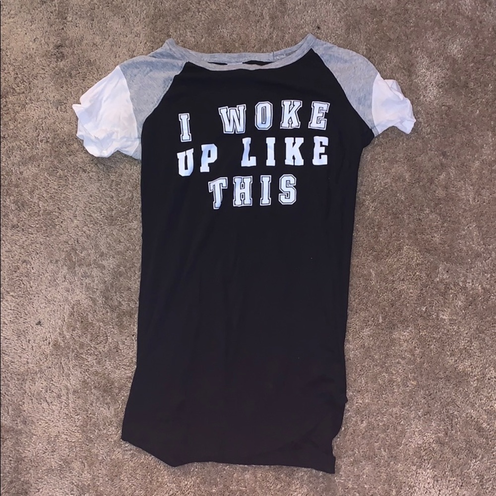 Victoria Secret Pink Graphic Sleeping Shirt